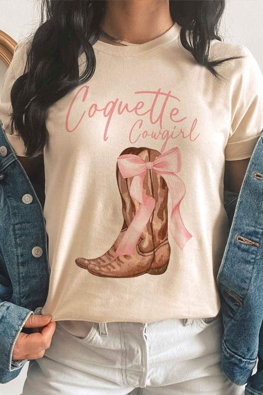 COQUETTE COWGIRL GRAPHIC TEE