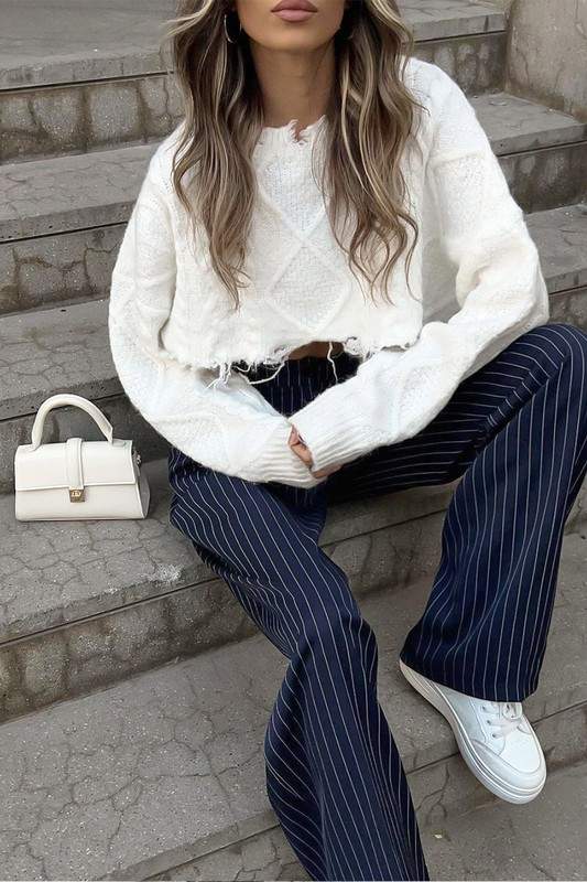 PINSTRIPE PERFECTION PANTS