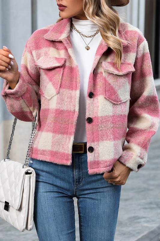 CHIC PLAID SHACKET