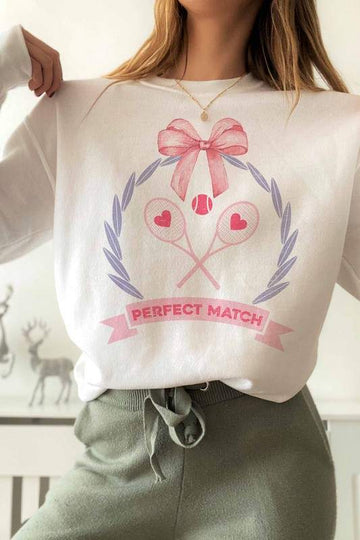 PERFECT MATCH GRAPHIC SWEATSHIRT