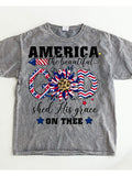 America Beautiful God GRAPHIC TEE T-SHIRTS