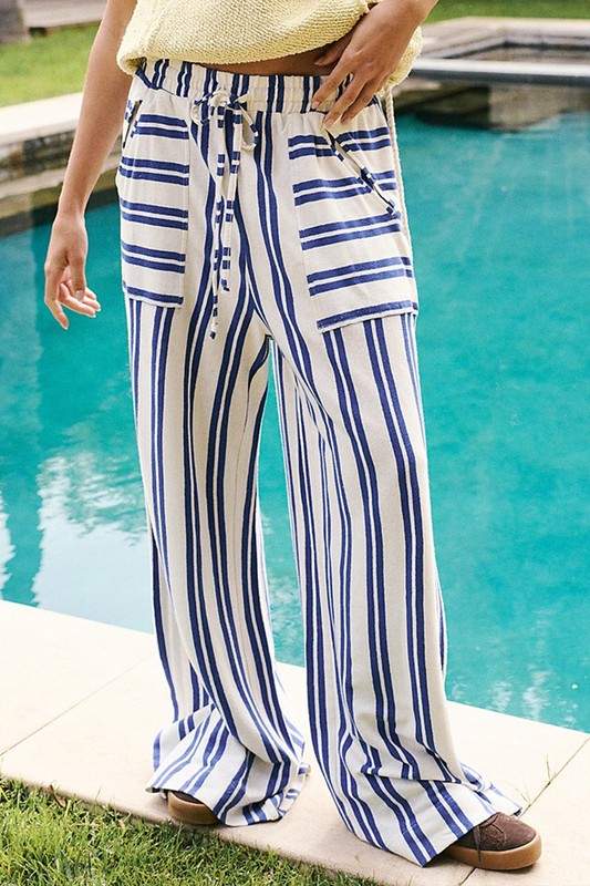 COASTAL STRIPE LOUNGE PANTS