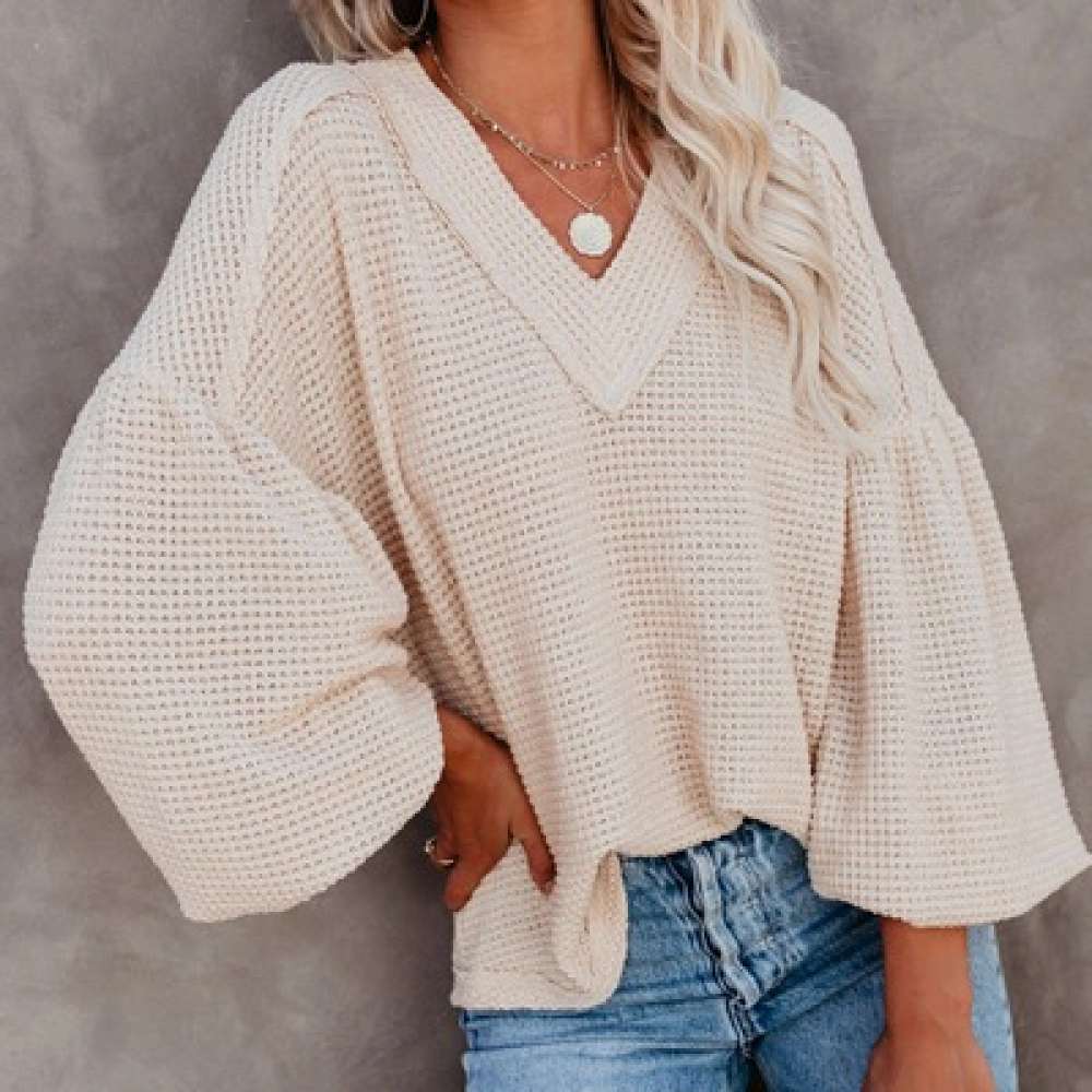 WOMENS V NECK SWEATER