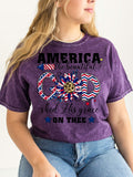 America Beautiful God GRAPHIC TEE T-SHIRTS