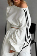 SPORTY OVERSIZED LOUNGEWEAR SET