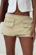 UTILITY SKORT WITH POCKETS