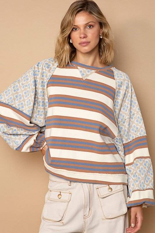 TOP CASUAL LOOSE LONG SLEEVE SWEATER