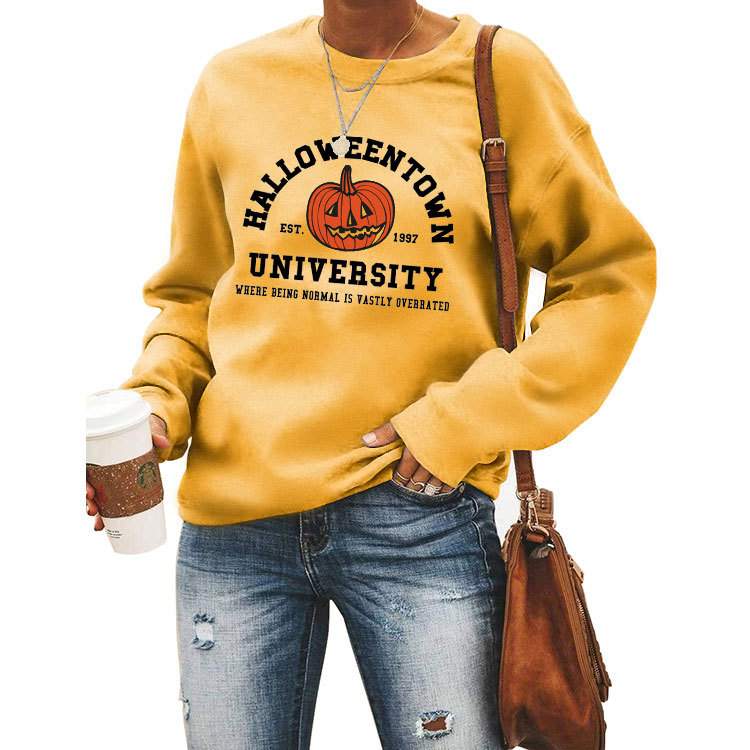 HALLOWEEN HALLOWEENTOWN  UNIVERSITY LONG SLEEVED SWEATER