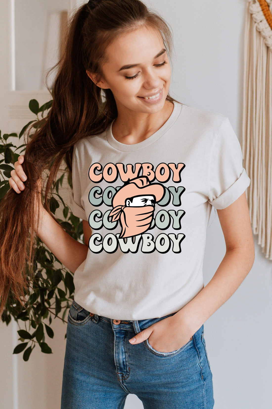 COWBOY GRAPHIC TEE T-SHIRTS