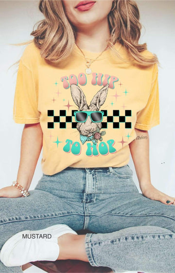 Retro Too Hip To Hop Easter Shirt