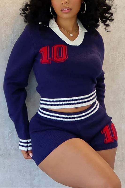 VARSITY KNIT TWO PIECE SET