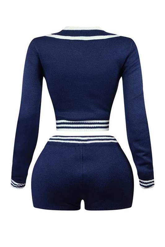 VARSITY KNIT TWO PIECE SET