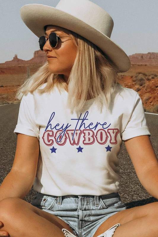 HEY THERE COWBOY GRAPHIC TEE