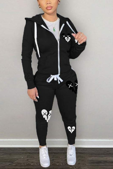 GRAPHIC HOODIE TRACKSUIT SET