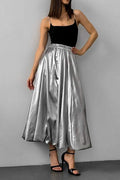 SILVER DREAM MIDI SKIRT