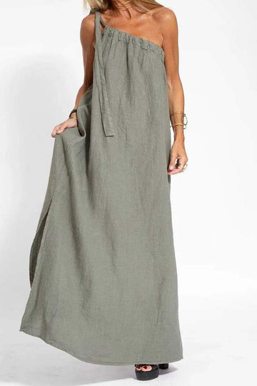 ONE STRAP MAXI DRESS