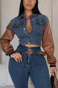 DENIM JACKET AND PANTS SET