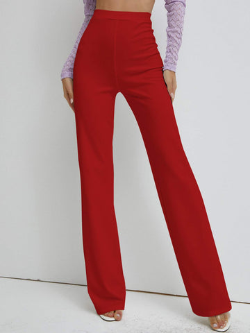 SBETRO HIGH WAIST STRAIGHT LEG PANTS