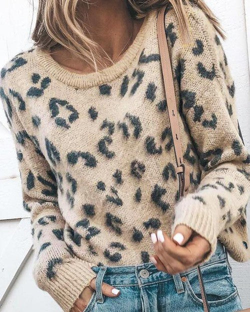 LEOPARD SWEATER