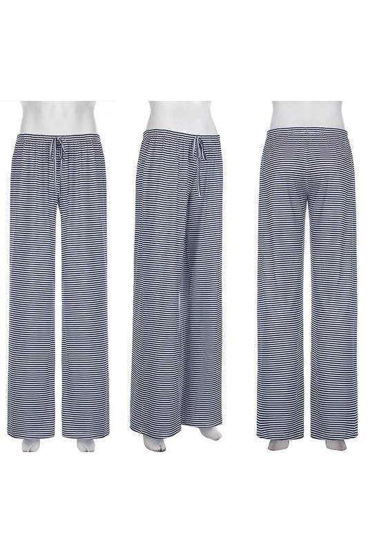 STRIPE CASUAL LONG PANTS